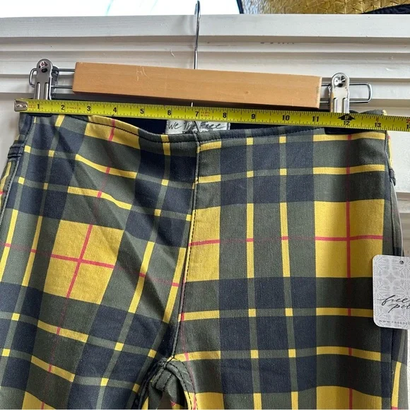 NWT FP Argyle Flare Bell Bottom Pants - Picture 2 of 8